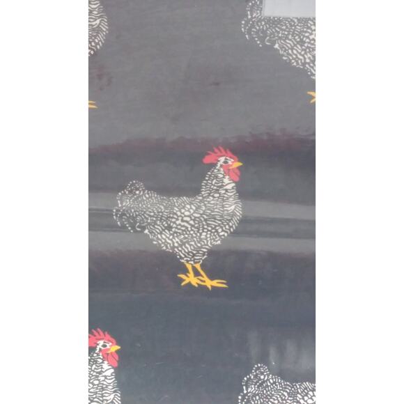 Vtg Rooster Wrapping Paper Deluxe Gift Wrap 2 Sheets Made USA New Old Stock (4d) - Picture 3 of 3